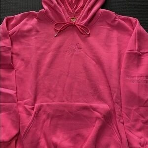 ZERO FATIGUE SILK PILLOW LINED HOODIE SMINO ICE PINK HIBISCUS MAGENTA - L